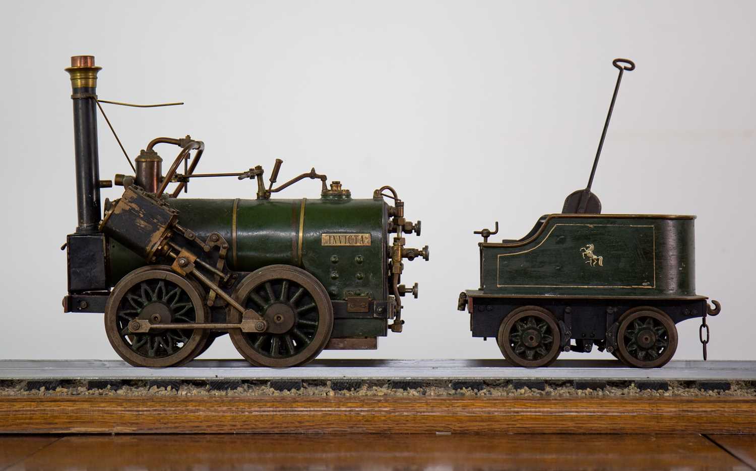 Invicta Train Lot 975 - A SCRATCH BUILT LIVE STEAM MODEL 'INVICTA'
