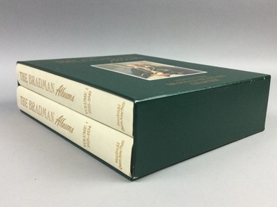 Lot 116 - THE BRADMAN ALBUMS VOLS I & II AND TWO OTHER BOOKS