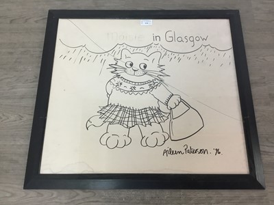 Lot 114 - A SIGNED ILLUSTRATION BY AILEEN PATERSON ALONG WITH TWO PRINTS
