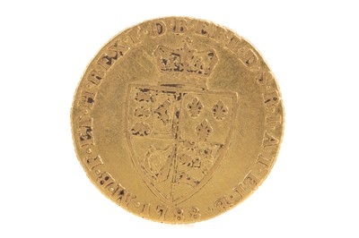 Lot 40 - A GEORGE III GOLD SPADE GUINEA DATED 1788