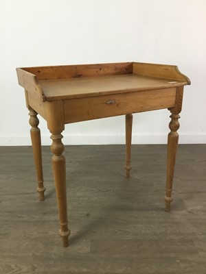 Lot 235 - A PINE WASHSTAND