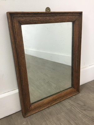 Lot 81 - A LOT OF TWO WATERCOLOURS AND A WALL MIRROR