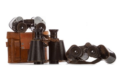 Lot 600 - A PAIR OF CP GOERZ BERLIN 6X BINOCULARS, ALONG WITH TWO FURTHER PAIRS