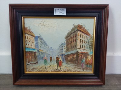 Lot 157 - A PAIR OF CONTINENTAL OIL SCENES