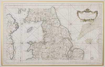 Lot 30 - TWO 18TH CENTURY FRENCH MAPS OF BRITAIN AND SCOTLAND