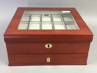 Lot 271 - A WATCH BOX