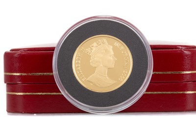 Lot 62 - THE 2000 GIBRALTAR GOLD PROOF ONE FIFTH CROWN