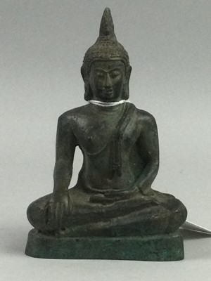 Lot 281 - A CHINESE BRONZE BUDDHA