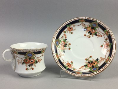 Lot 259 - AN EDWARDIAN STARDARD CHINA TEA SERVICE AND OTHER CERAMICS