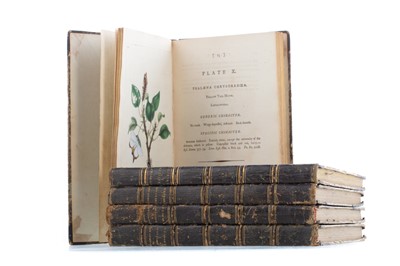 Lot 639 - SET OF FIVE VOLS OF DONOVAN'S BRITISH INSECTS