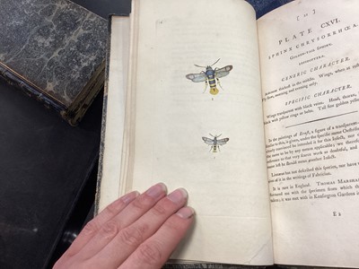 Lot 639 - SET OF FIVE VOLS OF DONOVAN'S BRITISH INSECTS
