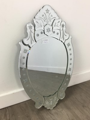 Lot 96 - A GROUP OF THREE WALL MIRRORS