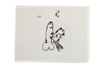 Lot 421 - A TEMPORARY TATTOO AFTER THE DESIGN BY TRACY EMIN