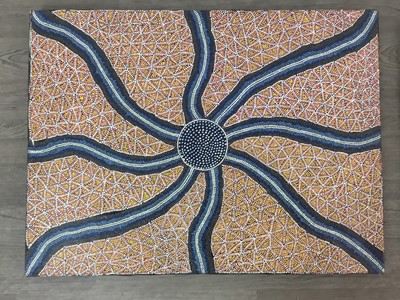 Lot 95 - A LOT OF TWO AUSTRALIAN ABORIGINAL PAINTINGS