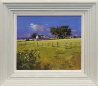 Lot 154 - JAMES ORR, AYRSHIRE SUMMER acrylic on board,...