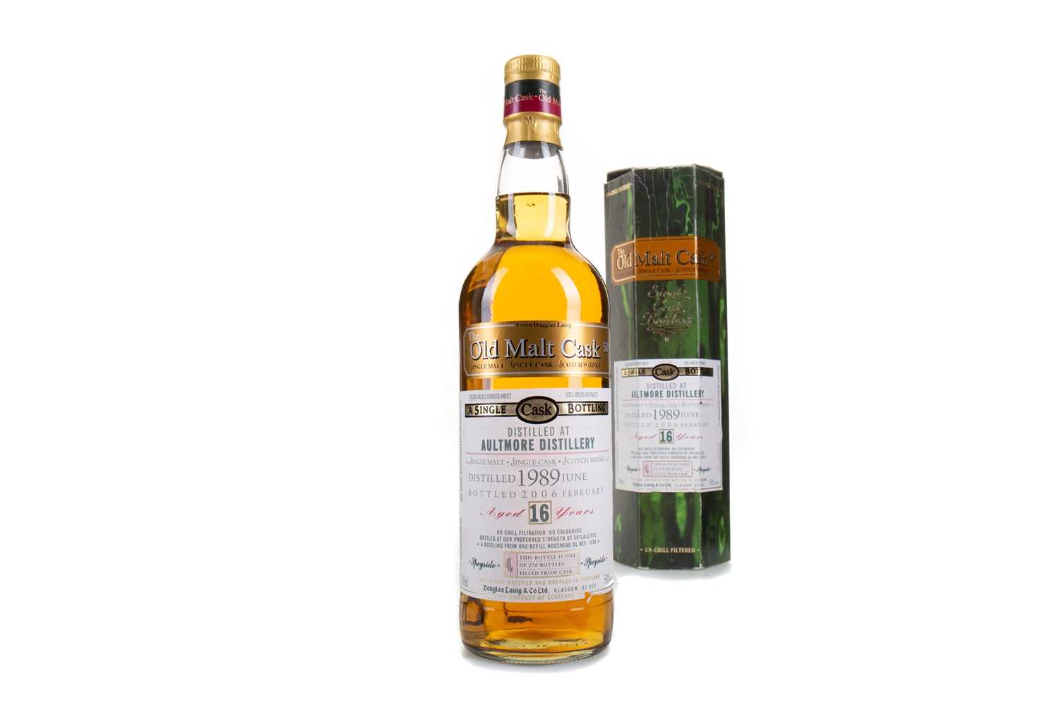Lot 43 - AULTMORE 1989 16 YEAR OLD OLD MALT CASK