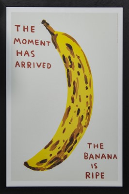 Lot 112 - THE MOMENT HAS ARRIVED, A LITHOGRAPH BY DAVID SHRIGLEY