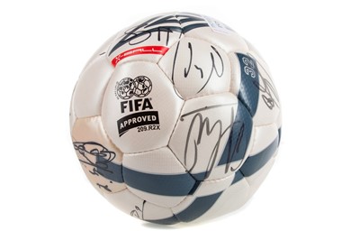 Lot 1525 - A SIGNED FOOTBALL