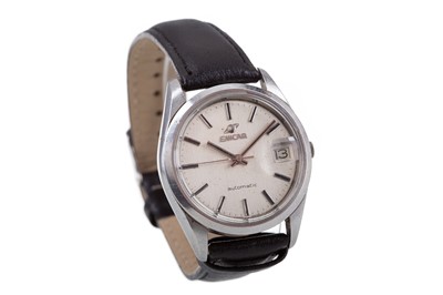 Lot 916 - A GENTLEMAN'S ENICAR STAINLESS STEEL AUTOMATIC WRIST WATCH