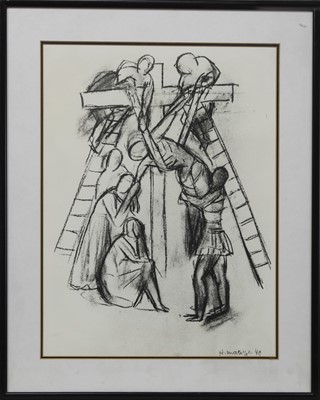 Lot 135 - FROM STATIONS OF THE CROSS, A LITHOGRAPH AFTER HENRI MATISSE