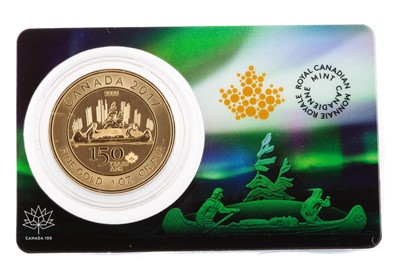 Lot 76 - THE 2017 CANADIAN GOLD 150 DOLLAR GOLD COIN
