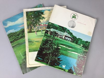 Lot 1537 - A COLLECTION OF PGA CHAMPIONSHIP PROGRAMMES