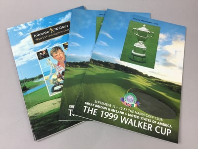 Lot 1540 - A COLLECTION OF RYDER CUP PROGRAMMES