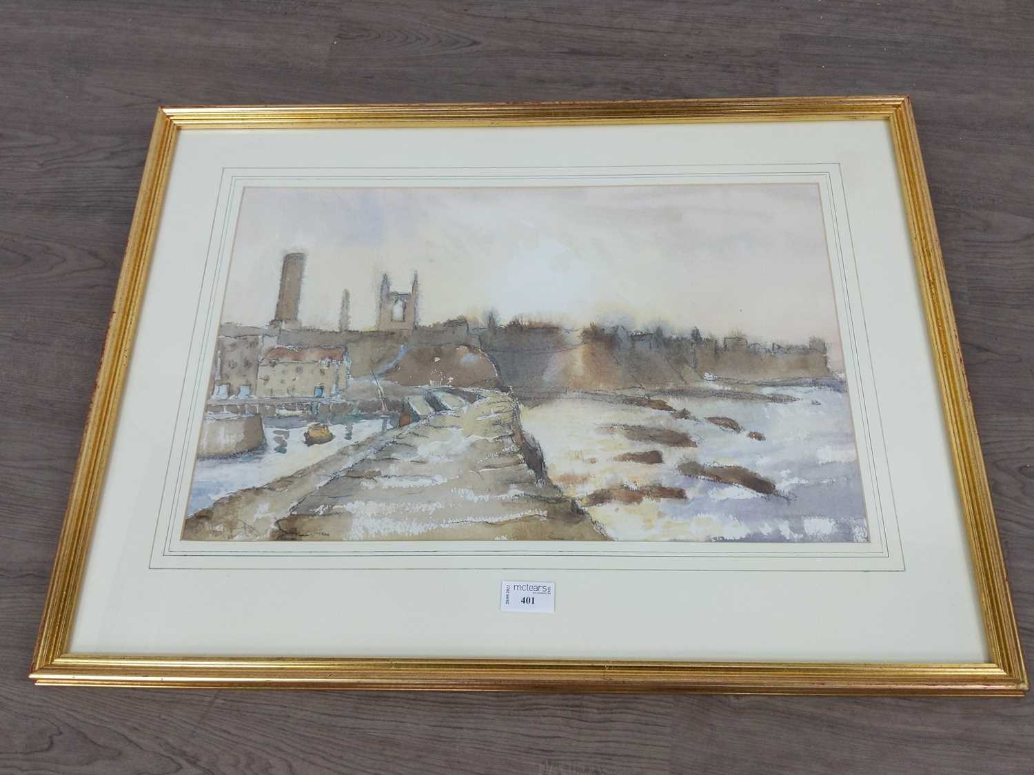 Lot 401 - A WATERCOLOUR BY WILLIAM PATE