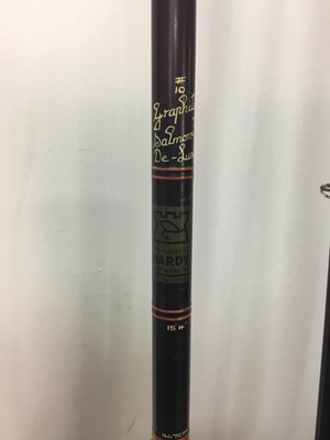 Lot 1535 - A GROUP OF TEN FISHING RODS