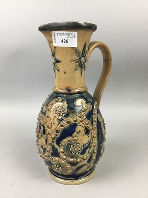 Lot 426 - A DOULTON JUG AND OTHER CERAMICS