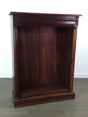 Lot 410 - A MODERN OPEN BOOKCASE