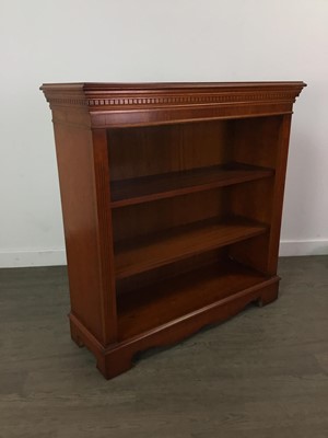 Lot 429 - A MODERN OPEN BOOKCASE