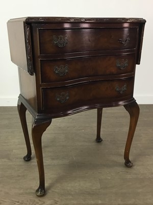 Lot 202 - A REPRODUCTION WALNUT CHEST