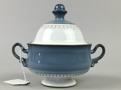 Lot 223 - A DENBY BLUE AND WHITE PART DINNER SERVICE AND OTHER DINNER WARE