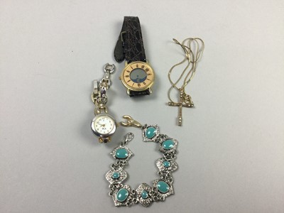 Lot 71 - A LOT OF WRIST WATCHES AND JEWELLERY
