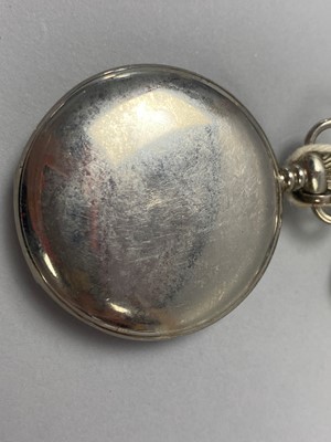 Lot 86 - A TWO GENT'S WRIST WATCHES AND A POCKET WATCH ON CHAIN