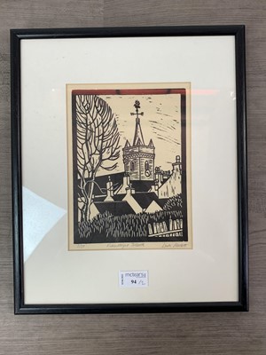 Lot 94 - A LOT OF TWO WOODBLOCK PRINTS BY LINDA MALLETT