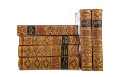 Lot 55 - HISTORY OF THE WAR IN THE PENINSULA AND IN THE SOUTH OF FRANCE BY NAPIER (W. F. P.)