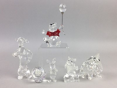 Lot 141 - A COLLECTION OF SWAROVSKI MODELS OF WINNIE THE POOH AND FRIENDS