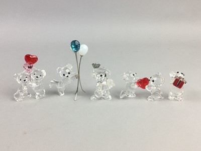 Lot 142 - A COLLECTION OF TEN SWAROVSKI MODELS OF BEARS
