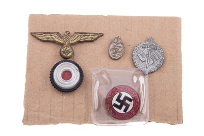 Lot 61 - FOUR WWII THIRD REICH BADGES