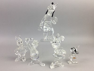 Lot 151 - A COLLECTION OF SWAROVSKI MODELS OF MICKEY MOUSE AND FRIENDS