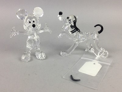 Lot 151 - A COLLECTION OF SWAROVSKI MODELS OF MICKEY MOUSE AND FRIENDS