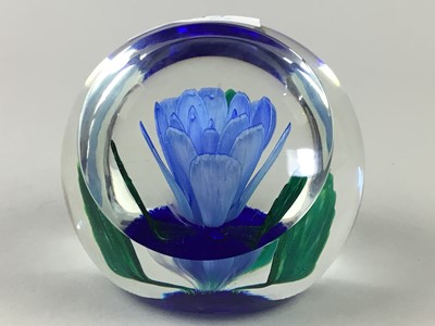 Lot 23 - A LOT OF THREE SELKIRK GLASS PAPERWEIGHTS