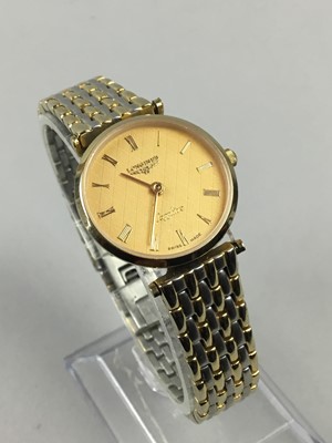 Lot 14 - A LADY'S LONGINES WATCH AND TWO OTHERS