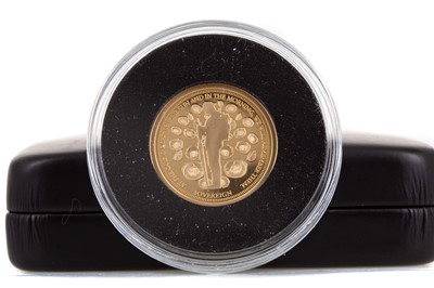 Lot 100 - AN ELIZABETH II GOLD PROOF SOVEREIGN DATED 2020