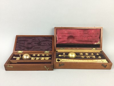 Lot 4 - THREE CASED SIKE'S HYDROMETER SETS, AND TWO FURTHER INSTRUMENTS