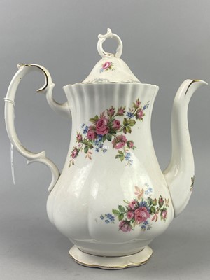 Lot 248 - A ROYAL ALBERT 'MOSS ROSE' PATTERN PART TEA SERVICE AND OTHER TEA WARE