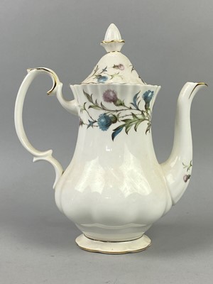 Lot 252 - A ROYAL ALBERT 'BRIGADOON' PATTERN PART TEA SERVICE