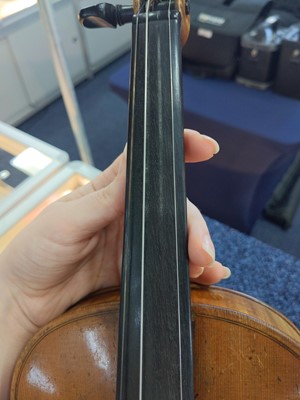 Lot 615 - A STAINER COPY 3/4 SIZE VIOLIN
